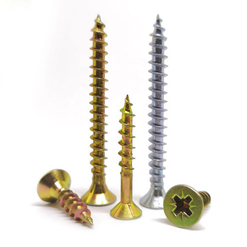 ST6.3*50 mm Countersunk head phil recessed self tapping screw cross chipboard nail carbon steel stainless steel 304 316 DIN7982